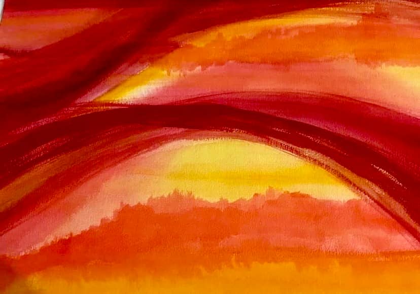 ‘ATARDECER (Ibiza)’ by Marivic Rufino.
